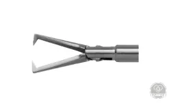 Laparoszkópos megragadó fogó, fém markolat, 2 fog, 10 mm x 330 mm