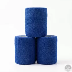 Öntapadós rugalmas kötszer, sötétkék, 5 cm x 4,5 m, 12 db