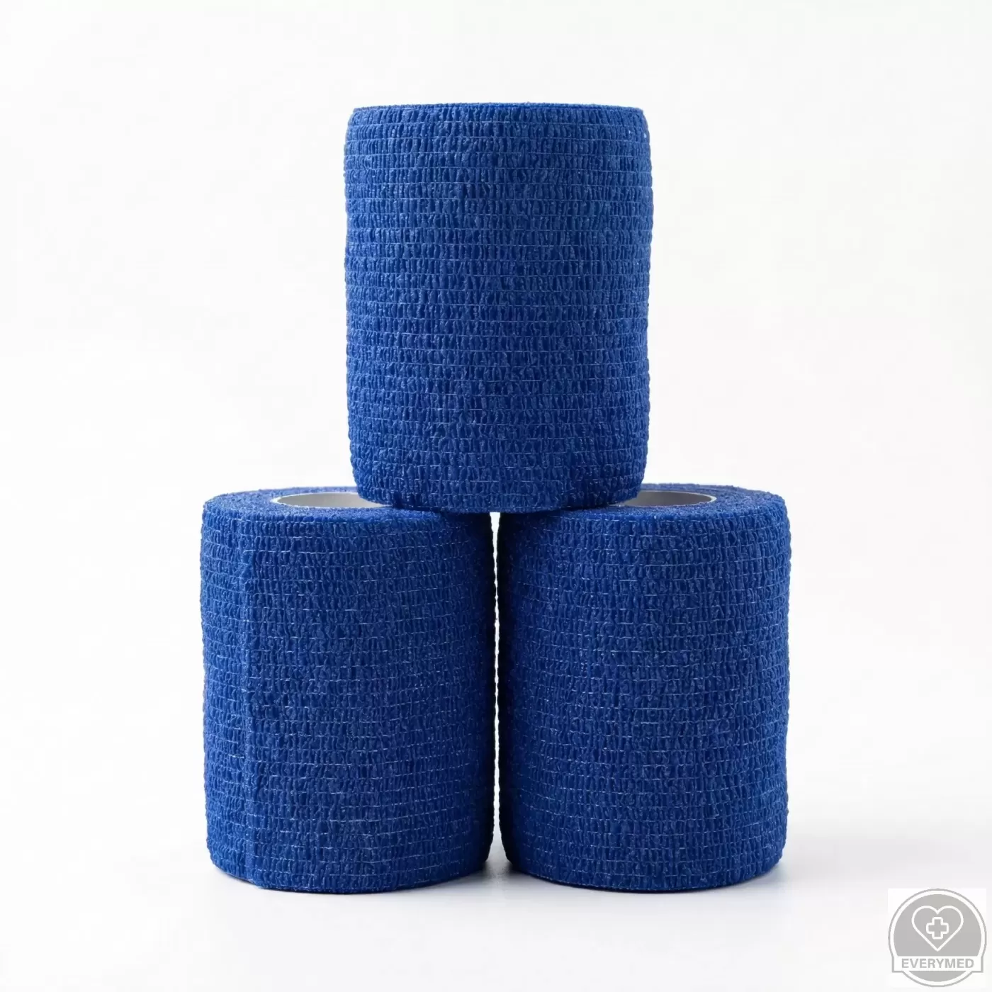 Öntapadós rugalmas kötszer, sötétkék, 7,5 cm x 4,5 m, 12 db