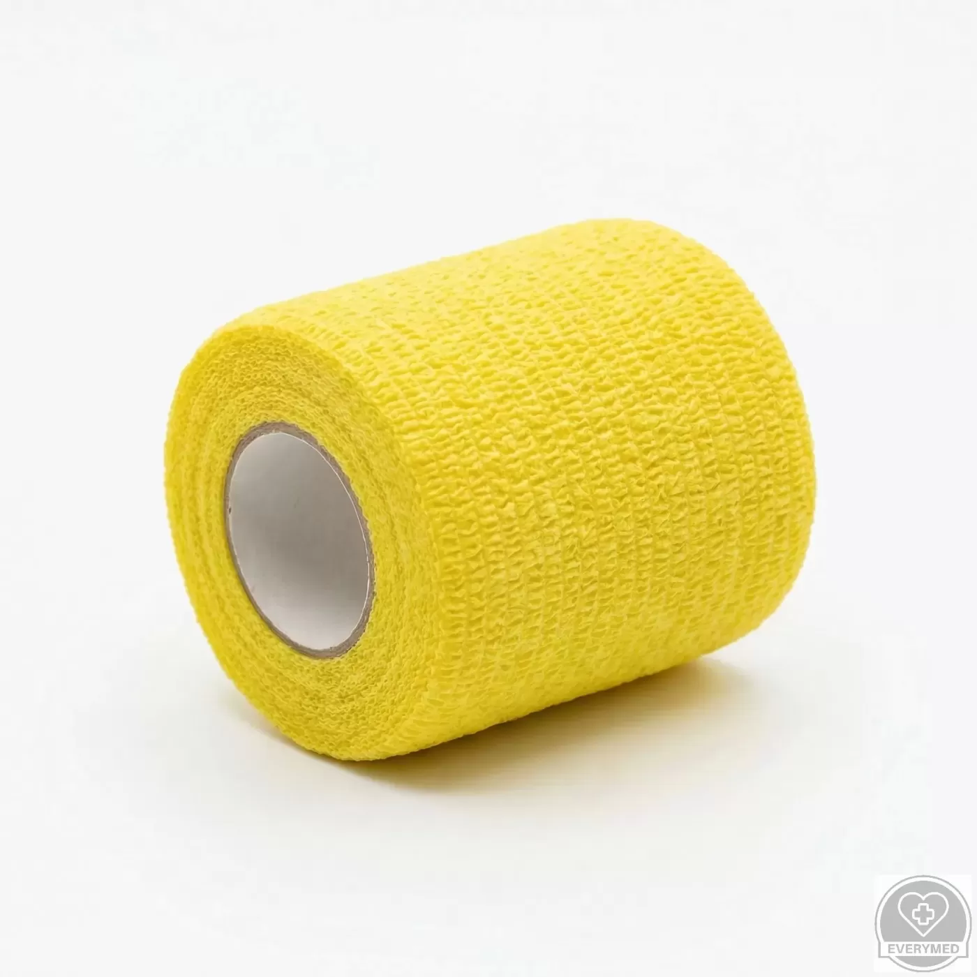 Öntapadós rugalmas kötszer, sárga, 10 cm x 4,5 m, 12 db