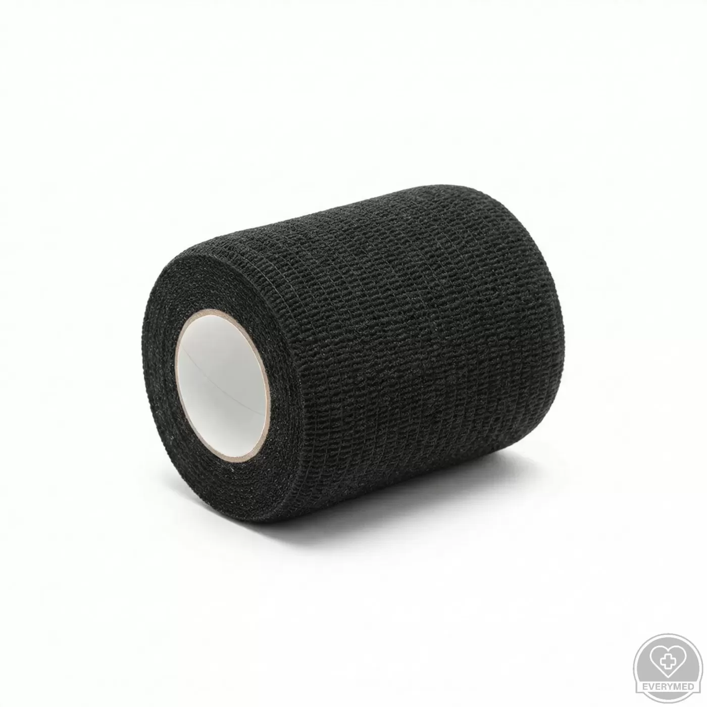 Öntapadós rugalmas kötszer, fekete, 5 cm x 4,5 m, 12 db