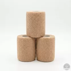 Öntapadós rugalmas kötszer, bőrszínű, 5 cm x 4,5 m, 12 db