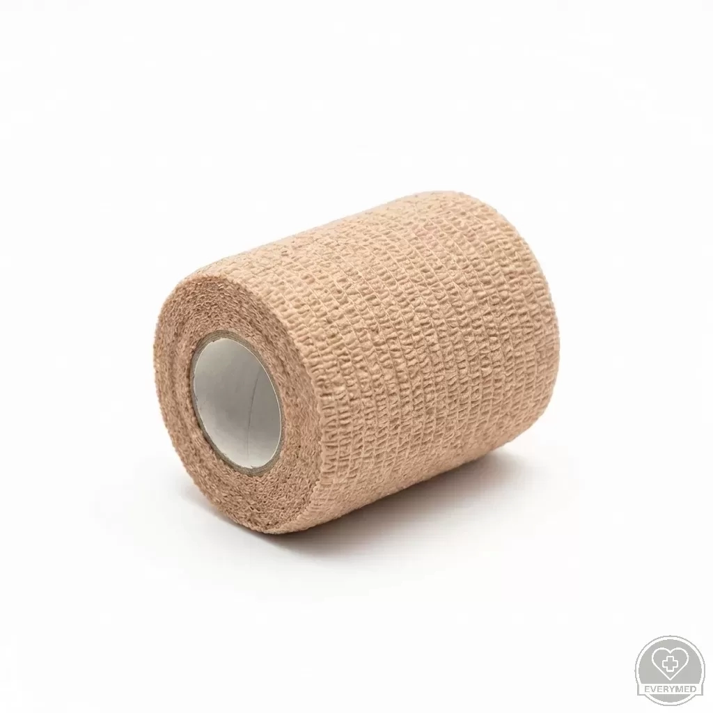 Öntapadós rugalmas kötszer, bőrszínű, 7,5 cm x 4,5 m, 12 db