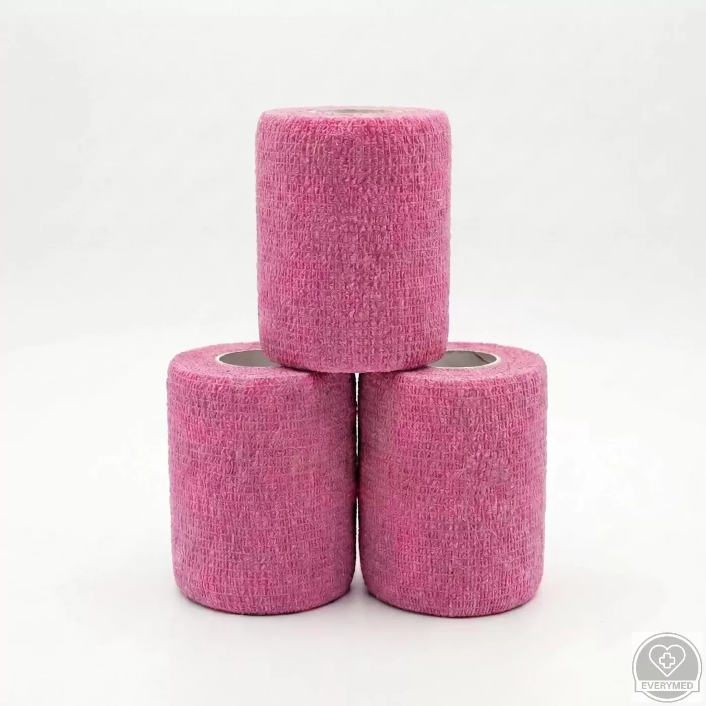 Öntapadós rugalmas kötszer, rózsaszín, 7,5 cm x 4,5 m, 12 db