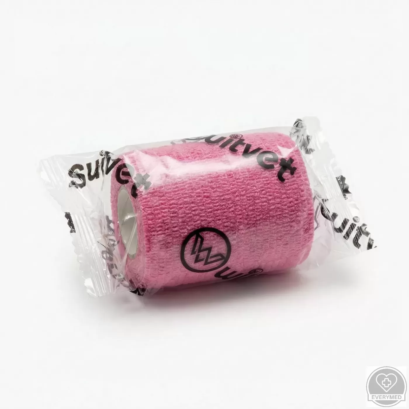 Öntapadós rugalmas kötszer, rózsaszín, 7,5 cm x 4,5 m, 12 db