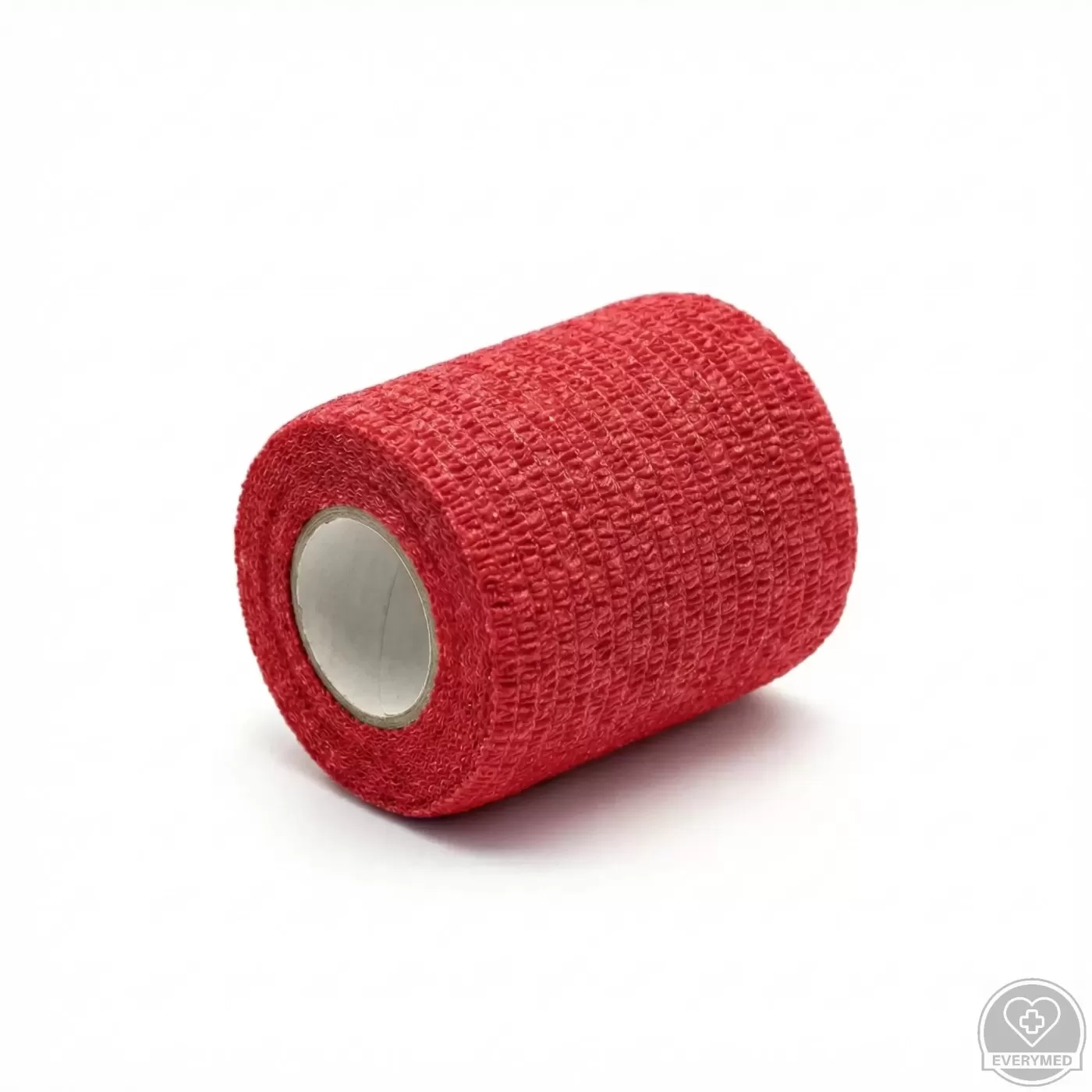 Öntapadós rugalmas kötszer, piros, 10 cm x 4,5 m, 12 db