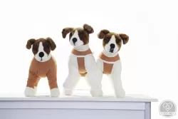 Jack Russel terrier plüss kutya bemutató modell