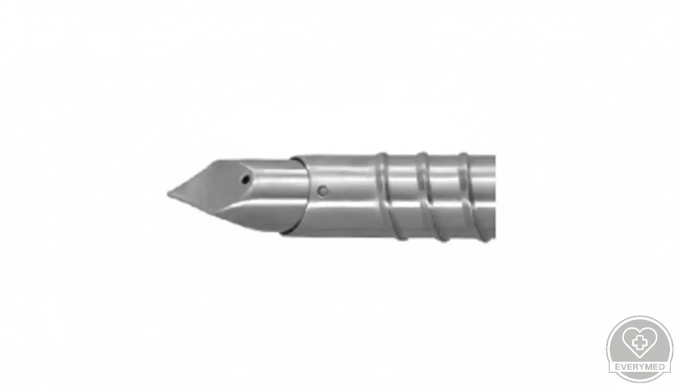 Laparoszkópos trokár szett, mágnes szelep, menetes, lándzsa szurony, 5.5 mm x 105 mm